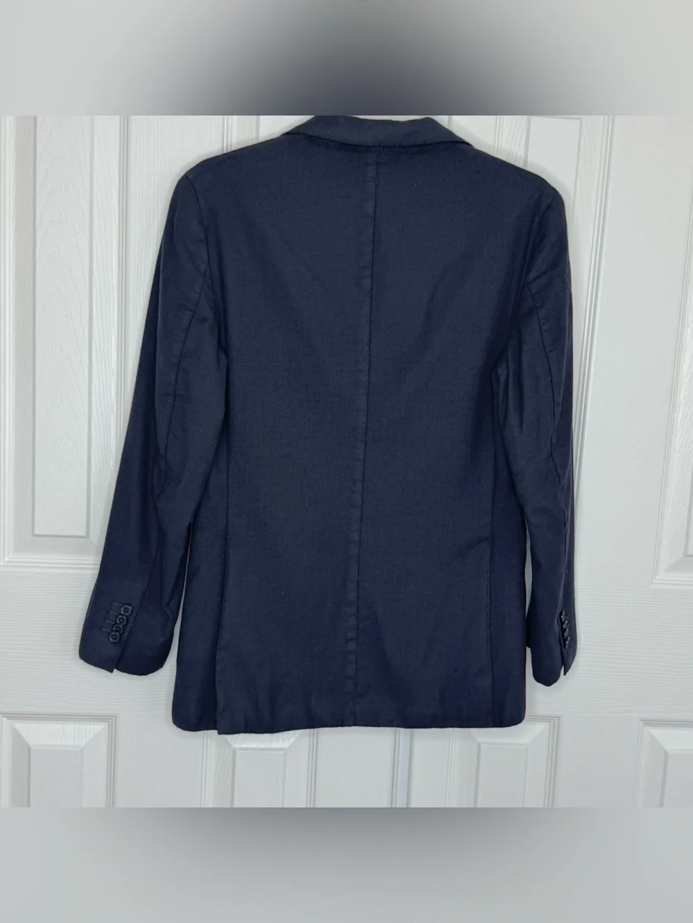Suitsupply Size 36 Wool Navy  Blue Tailored Fit Super 130S HavanaSuit Jacket